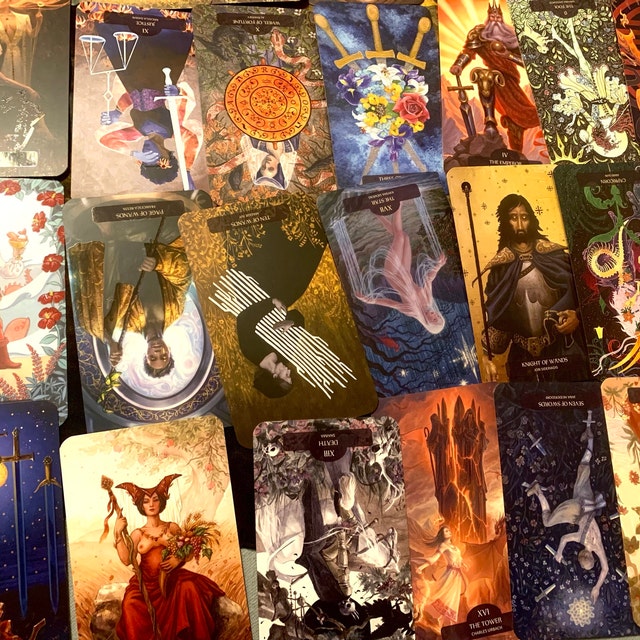The Woven Path Tarot - a Medieval Inspired Collaborative Tarot