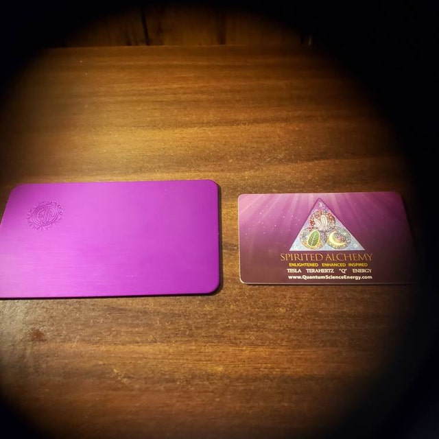 EIP Positive Energy Purple Plate Small Original Tesla - Positive