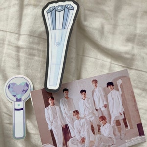 Boy Groups K-pop Lightstick Stickers Astro Bangtan Enhypen Exo Got7 NCT ...