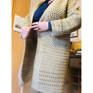 Verano Longline Cardigan Crochet 