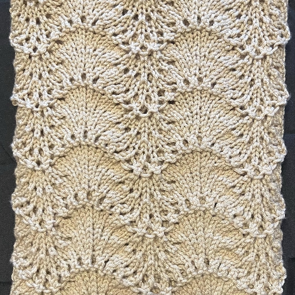 Knitting Pattern ~ Shells & Lace Baby Blanket ~ ENGLISH ~ PDF Download ...