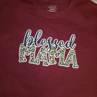 Blessed Mama Sublimation Design PNG File for Sublimation - Etsy