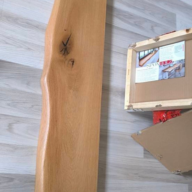 Davanzale In Rovere Massiccio - 90x25 Cm, Spessore 4 Cm, Finitura A Olio - Foto 9