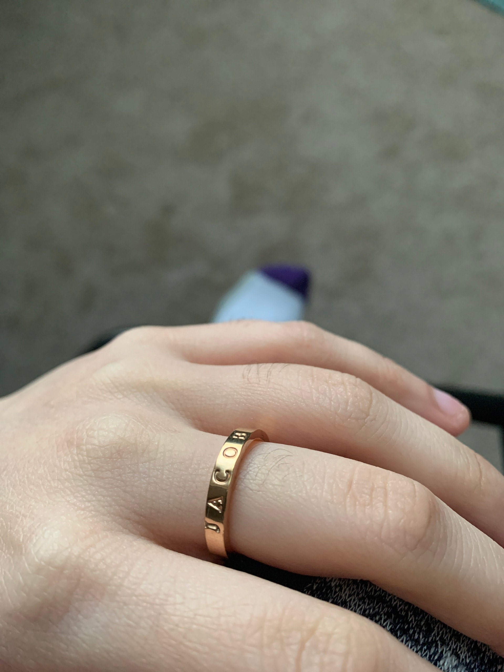 Grace and Glory · Psalms 84:11 · Fight on My Knees · Religious Ring · Christian Ring · Faith Gift · Personalize Jewelry · Personalize Ring