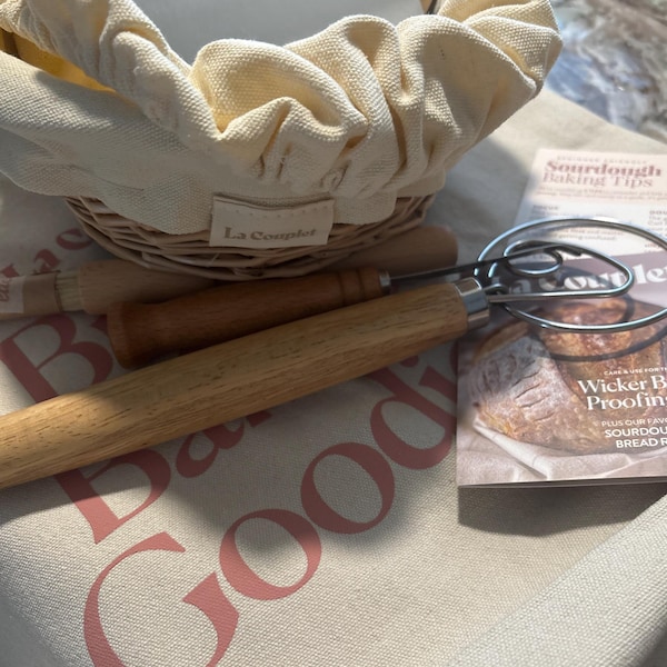 Sourdough Proofing Basket, Scraper & Lame