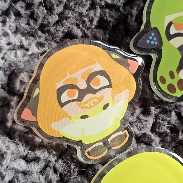 Splatoon Buttons LARGE - Etsy