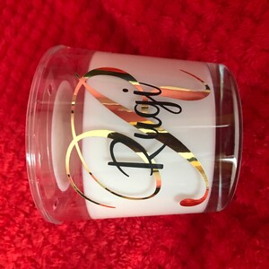 Personalised Any Name & Initial Balloon Gin Glass – Hen Party, Birthday, Xmas