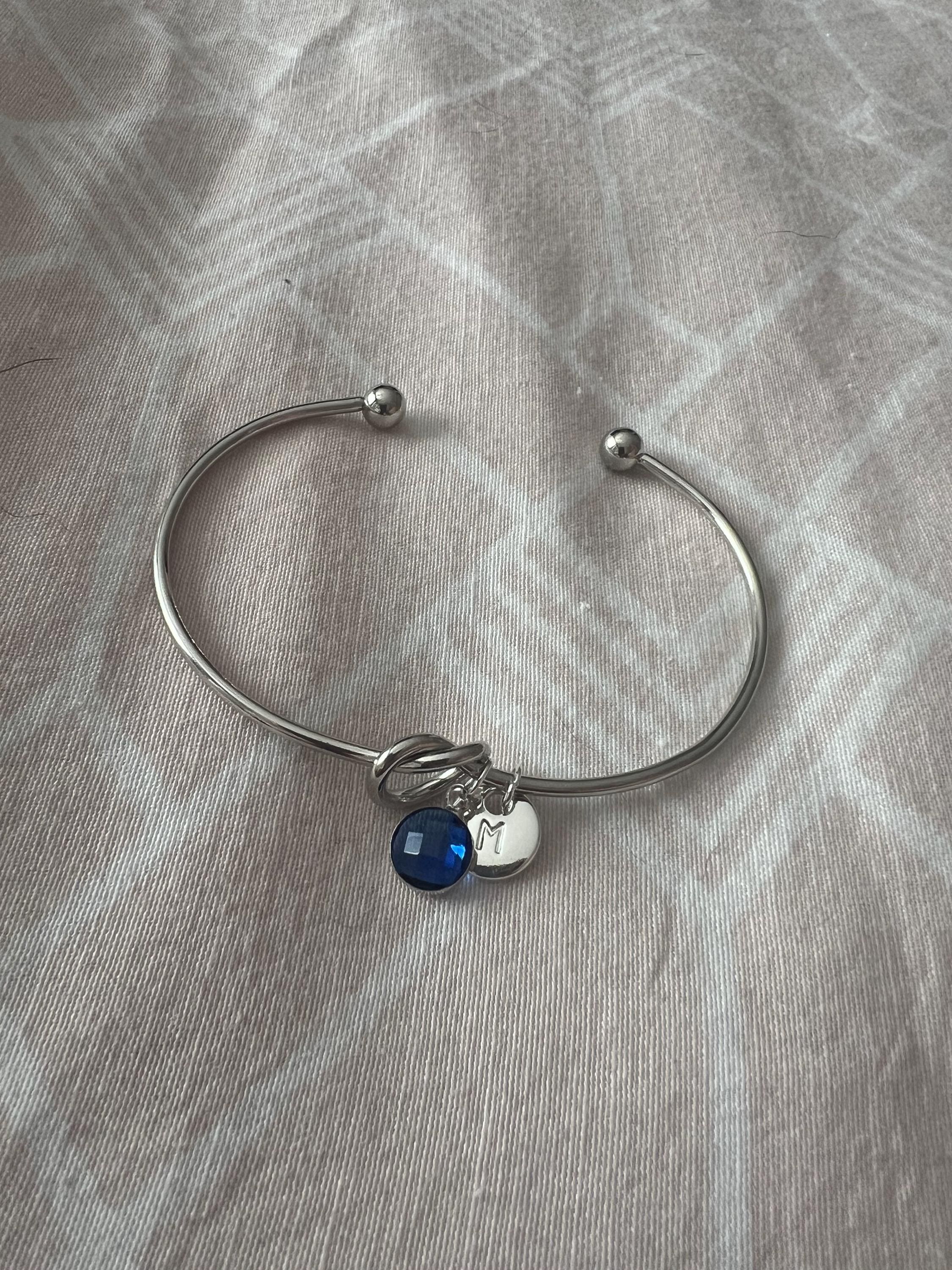 Silver Knot Bracelet Gift For Her, Personalised Christmas Gifts, Best Friend Gift, Maid of Honour Gifts, Sister Birthday Gift