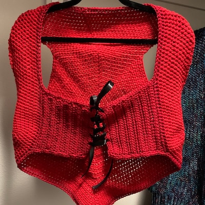 Crochet PATTERN: Cottage Vest / Easy Circular Vest / Pointed Back and ...