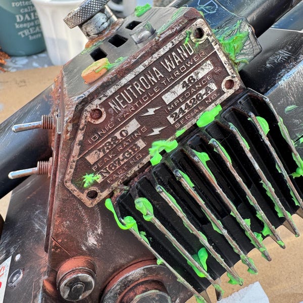 Custom GHOSTBUSTERS NEUTRONA WAND Serial Data Plate Prop - Etsy