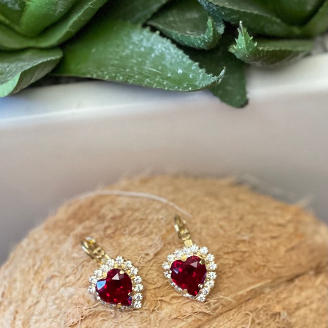 Orecchini A Cuore Rosso Con Stivale Da Cowboy Rosa - Gioielli Statement Per Donne, Ideali San Valentino - 5