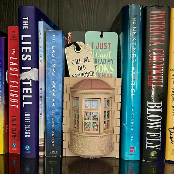 Oriel Window Bookmark Holder - Bookshelf Library Accessory and Decor ...