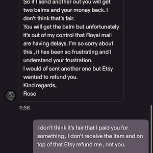 Comprador de Etsy ha añadido una foto de su compra