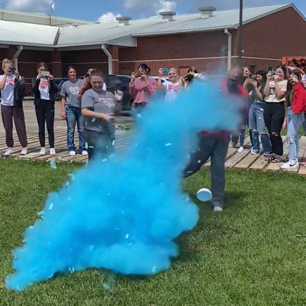 Exploding Volleball Powder Filled Volleyball Gender Reveal | Exploding Color - Etsy