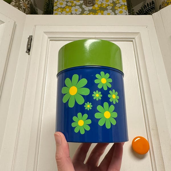 Retro Daisy Flower Decals, Groovy Hippie Vinyl Stickers for Stanley Cup ...