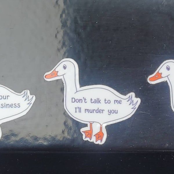 I Think I Will Cause Problems on Purpose Stickers | Laptop Sticker ...