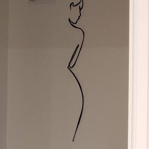 The Line, Mini Silhouette De New-York 19cm- Acier Noir | Votre Wishlist