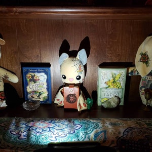 Personalized Tattoo Plushie Biker Bunny personalized gift 100 /% Polyester, your name on a plushie