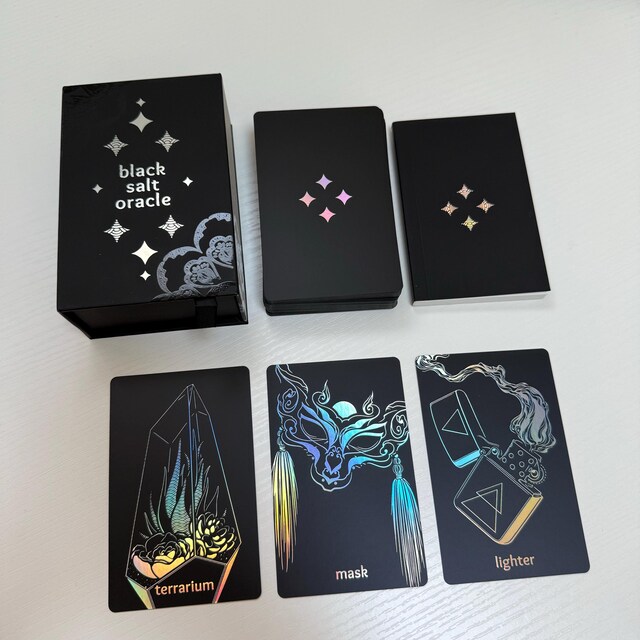 black salt oracle オラクルカード Black Salt Oracle Deck - Etsy