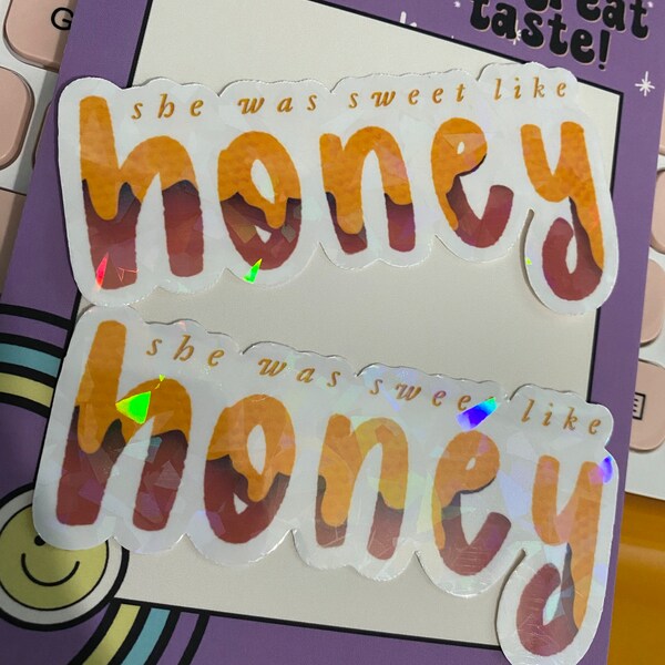 Halsey Inspired Sticker Honey Lyrics Sticker Matte Or Glossy