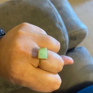 Customer photo from jessicaregudonener, Raw Australian Jade Ring