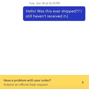 Etsy buyer added a photo of their purchase