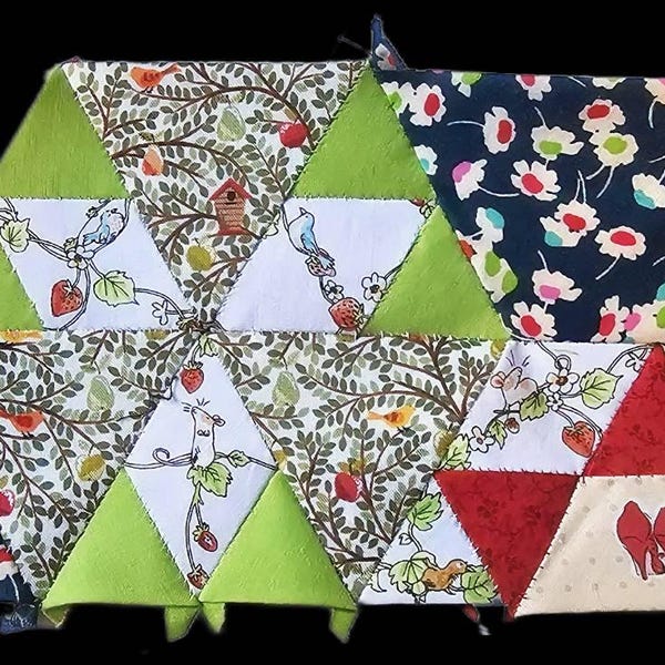 Smitten Quilt - PDF Patchwork Pattern - Hand Piecing - Etsy