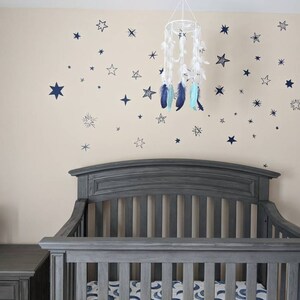 Star Wall Decals Cute Hand Drawn Star Decals, Nursery Wall Decals, Star ...