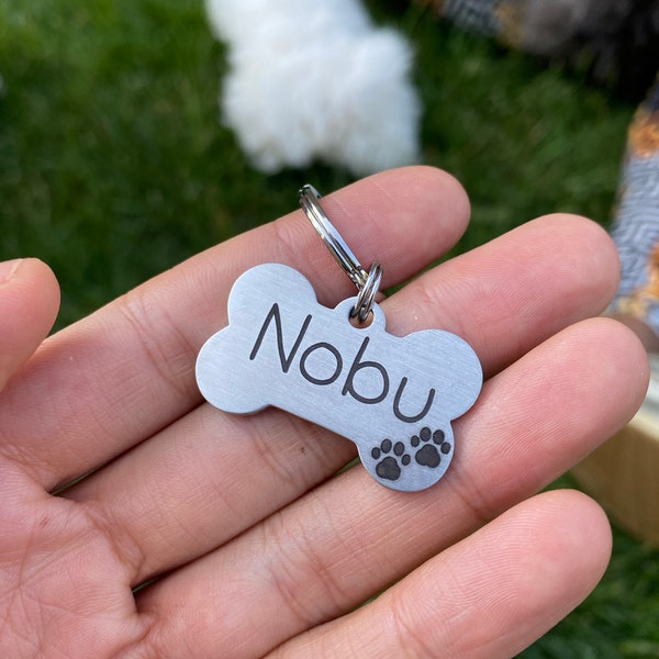 Custom Pet Collar • Collar Tag • Custom Pet Tag • Cute Pet Tag • Pet ID ...