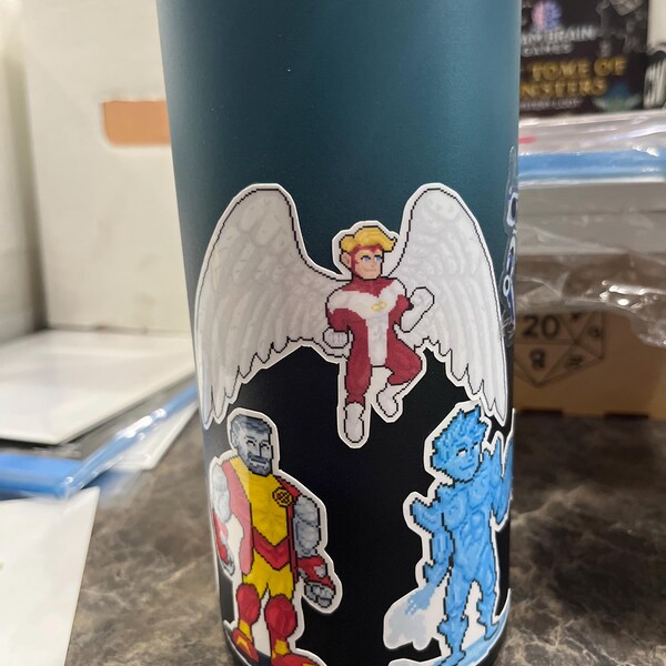 Vex‘ahlia Vessar Half-elf Ranger Pixel Art Vinyl Sticker Critical Role ...