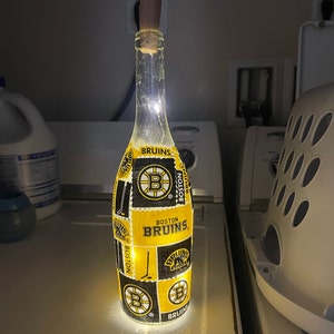 Large Hockey Houndstooth In NHL Boston Bruins Yellow And Black Sheet Se - Foto 7