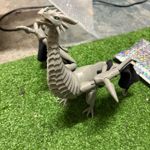 Wyvern Dragon Wym 3d Printed Articulated BJD Ball Jointed