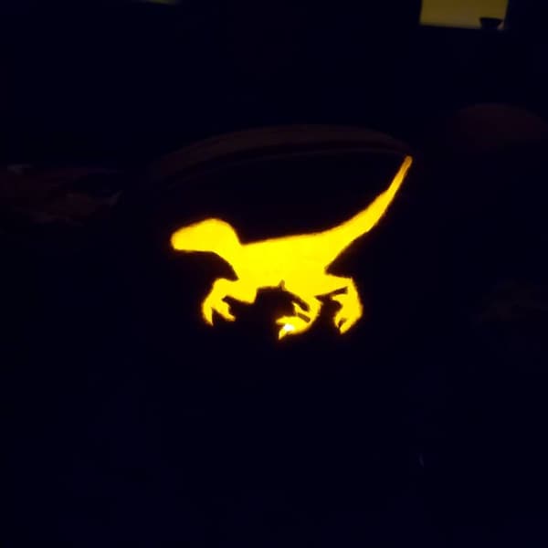 Dinosaur Pumpkin Carving Pattern | Simple Jack-o-lantern Templates ...