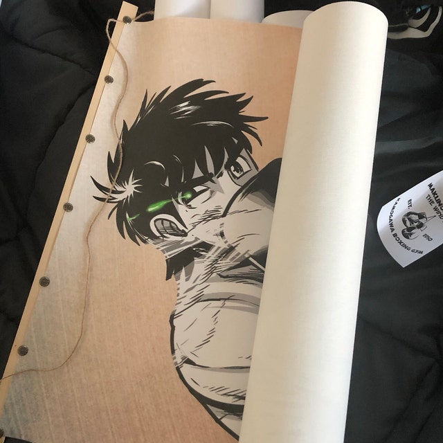 Hajime no Ippo Makunouchi Anime Canvas Manga Print Boxing -  Portugal