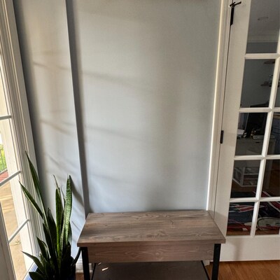32 Inch Coat Rack Shelf in Your Choice of Colors - Etsy