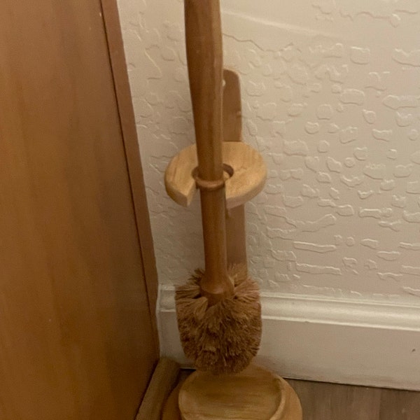 Plastic Free Toilet Brush Set Eco Friendly Toilet Brush Wooden