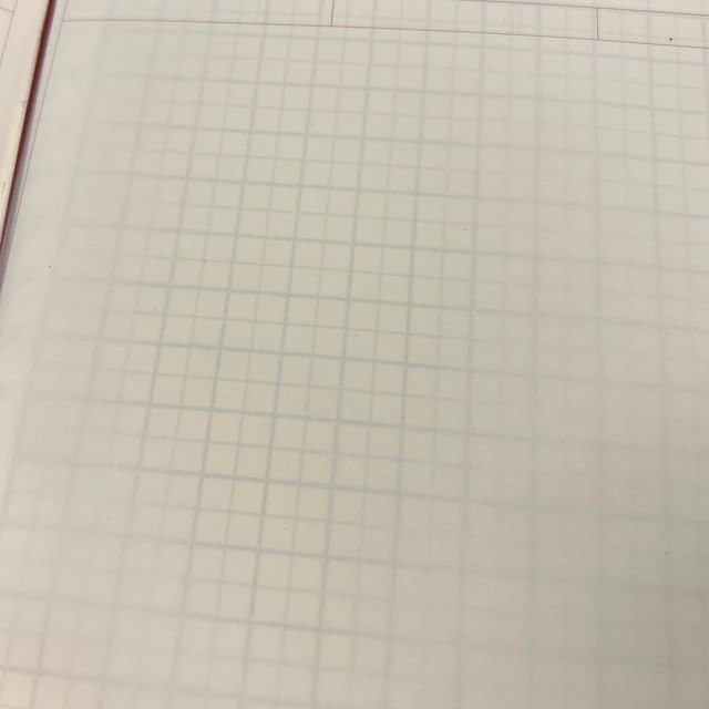 Printable PENCIL BOARD for Standard Traveler's Notebook GRID Shitajiki 下敷き  