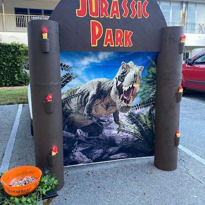 2 X 3ft Large Printable Jurassic Park Gate Entrance - Etsy