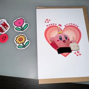 Kirby Card for Nintendo Kirby Lover Anniversary Best Friend Friendship ...
