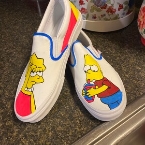 vans custom simpsons