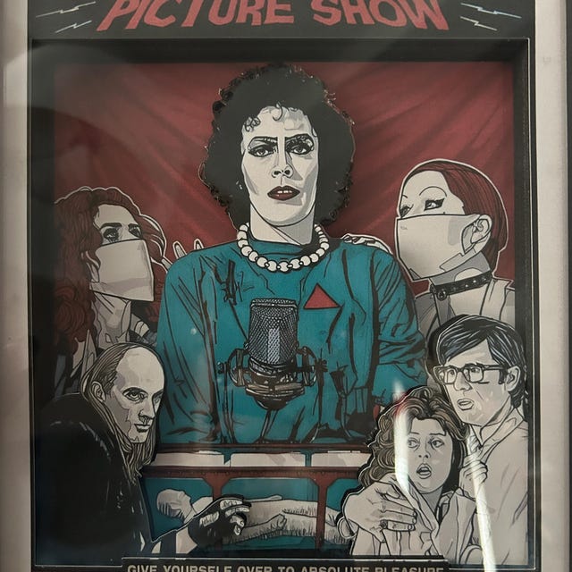 Rocky Horror Picture Show 3D Shadow Box, 8x10, Handmade Pop