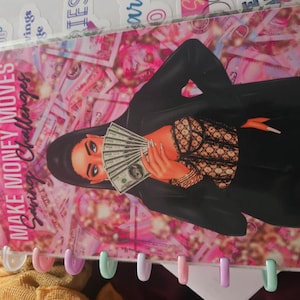 Make Money Moves Saving Challenges book | 30 money saving challenges | Disc binding-removable pages | 6 x 9 inch | 8.5 x 11 inch | reusable
