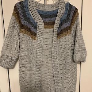 Granny Go Round Cardigan Digital PDF Crochet Pattern - Etsy UK