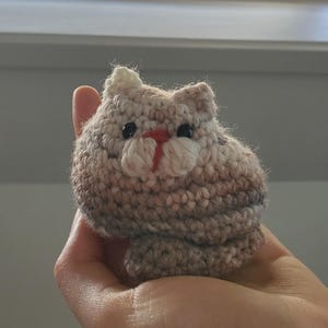縫わずに作れる猫のあみぐるみ編み図集（デジタルPDF） - Etsy 日本
