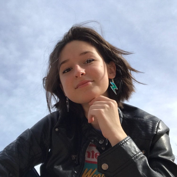 Iridescent Lightning Bolt Earrings, Rainbow Statement Earrings, Thunderbolt Earrings Pierced or Clip-on, Weather Earrings