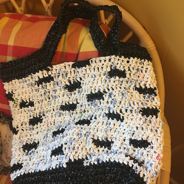 Recycled Plastic Plarn Striped Bobble Rug Pattern - Etsy