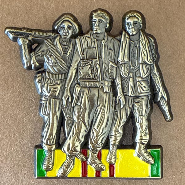 Vietnam Veteran 3 Soldier Memorial Pin - Etsy