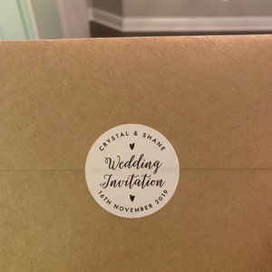 Wedding Mail Stickers, Wedding Stickers, Wedding Invitation Stickers, Envelope  Seals 