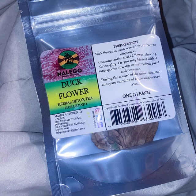 Jamaican Duck Flower Detox - Flor de Pato, 1 pcs, Palo Guaco, Alkaline  Herbal Cleanse