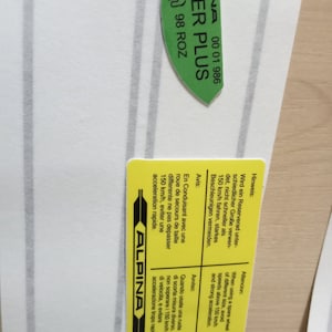 1x 5 Speed Gearbox Letter Sticker Label Diagram BMW E21 E9 E12 E23 E24 ...